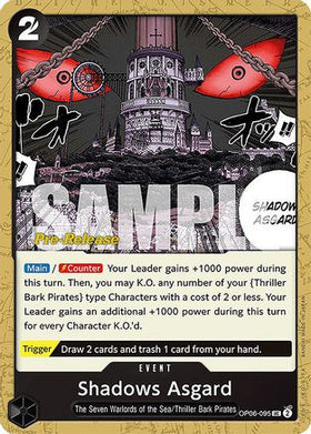 Shadows Asgard (OP06-095) Wings of the Captain Pre-Release Cards