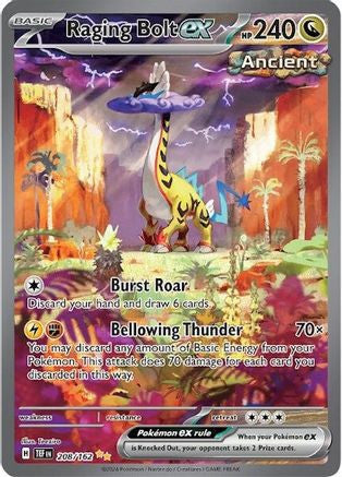 Raging Bolt ex 208 - SV05 Temporal Forces Holofoil (LP)