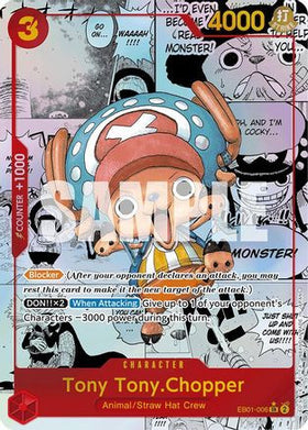 Tony Tony.Chopper (Alternate Art) (Manga) (EB01-006) Extra Booster: Memorial Collection Foil