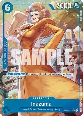 Inazuma (Alternate Art) (EB01-022) Extra Booster: Memorial Collection Foil