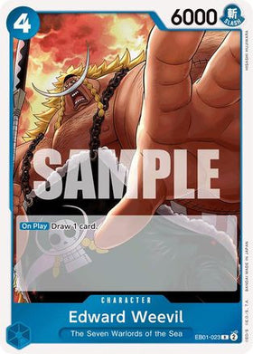 Edward Weevil (EB01-023) Extra Booster: Memorial Collection Foil