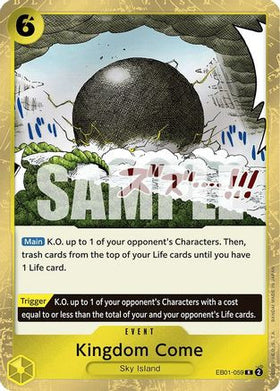 Kingdom Come (EB01-059) Extra Booster: Memorial Collection Foil