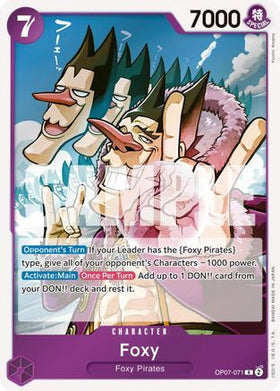 Foxy (071) (OP07-071) 500 Years in the Future Foil
