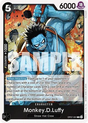 Monkey.D.Luffy (091) (OP07-091) 500 Years in the Future Foil