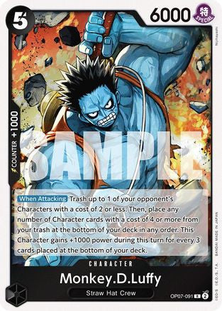 Monkey.D.Luffy (091) (OP07-091) 500 Years in the Future Foil