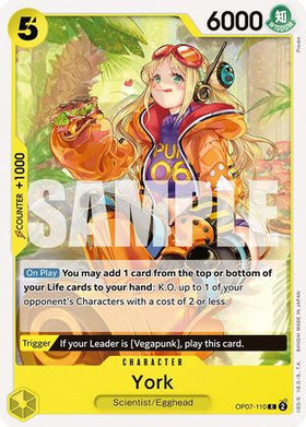York (OP07-110) 500 Years in the Future