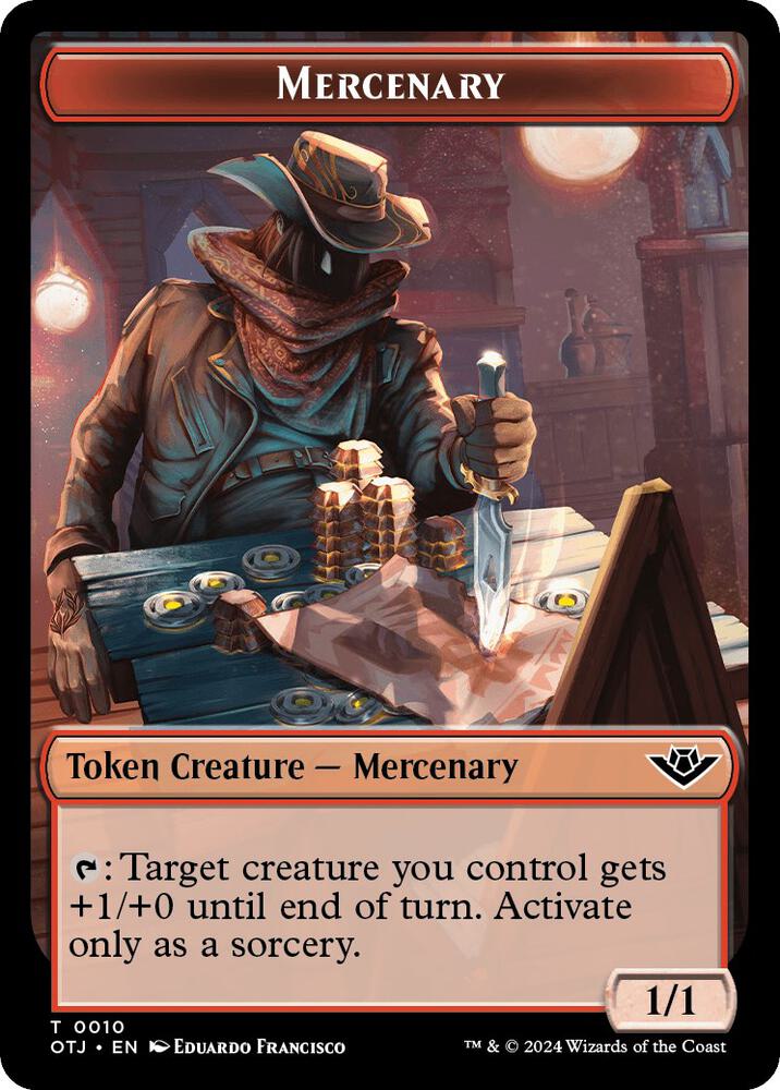 Mercenary // Plot Double-Sided Token