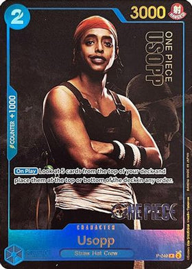 Usopp (Premium Card Collection -Live Action Edition-) (P-049) One Piece Promotion Cards Foil