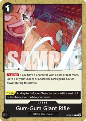 Gum-Gum Giant Rifle (ST14-014) Starter Deck 14: 3D2Y
