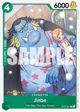 Jinbe (027) (OP07-027) 500 Years in the Future Pre-Release Cards