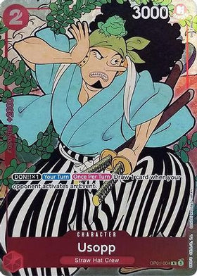 Usopp (English Version 1st Anniversary Set) (OP01-004) One Piece Promotion Cards Foil
