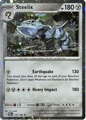 Steelix - 125/182 (Cosmos Holo) 125 - Miscellaneous Cards Products Holofoil