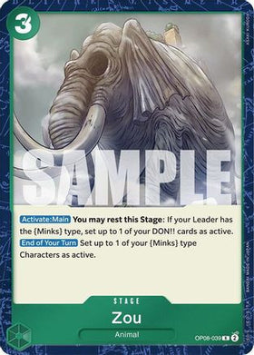 Zou (OP08-039) Two Legends Foil