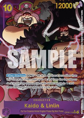 Kaido & Linlin (Parallel) (OP08-119) Two Legends Foil