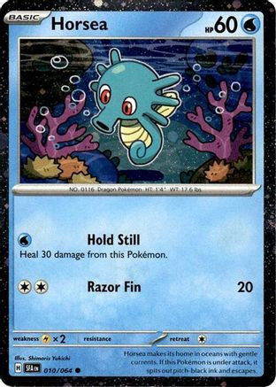 Horsea - 010/064 (Cosmos Holo) 10 - Miscellaneous Cards Products Holofoil