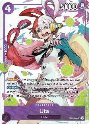 Uta - ST05-004 (Premium Card Collection -Uta-) (ST05-004) One Piece Promotion Cards Foil
