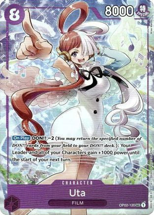 Uta - OP02-120 (Premium Card Collection -Uta-) (OP02-120) One Piece Promotion Cards Foil