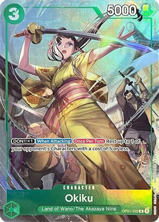 Okiku (Premium Card Collection -BANDAI CARD GAMES Fest. 23-24 Edition-) (OP01-035) One Piece Promotion Cards Foil