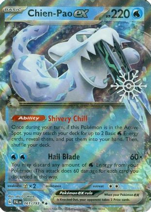 Chien-Pao ex - 061/193 (Holiday Calendar) 61 - Miscellaneous Cards Products Holofoil