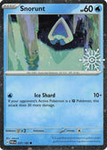 Snorunt - 037/182 (Holiday Calendar) 37 - Miscellaneous Cards Products Holofoil
