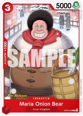 Maria Onion Bear (OP08-009) Two Legends Pre-Release Cards