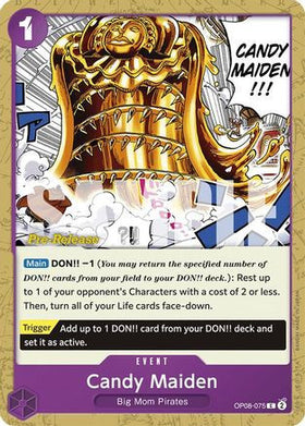 Candy Maiden (OP08-075) Two Legends Pre-Release Cards