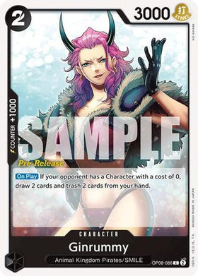Ginrummy (OP08-086) Two Legends Pre-Release Cards