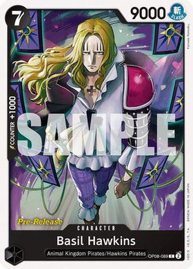Basil Hawkins (OP08-089) Two Legends Pre-Release Cards