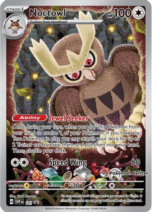 Noctowl - 141 (Pokemon Center Exclusive) 141 - SV Scarlet Violet Promo Cards Holofoil