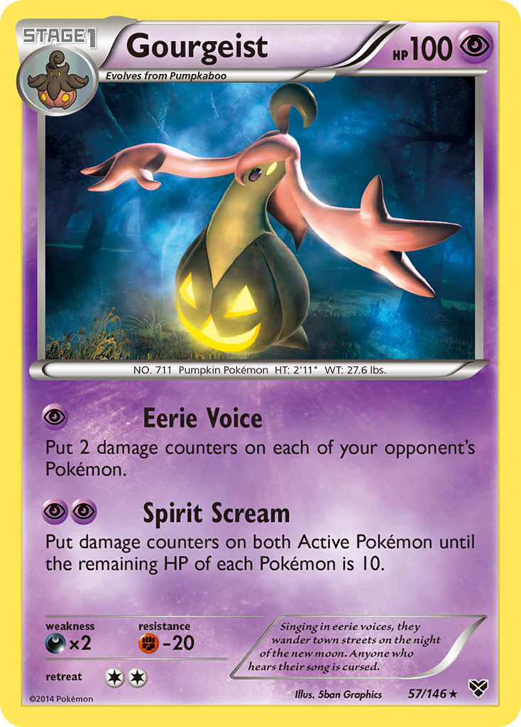 Gourgeist 57/146 - XY Holofoil (LP)