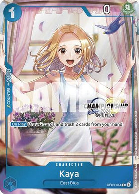 Kaya (CS 2024 Celebration Pack) (OP03-044) One Piece Promotion Cards Foil