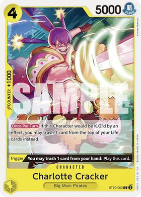 Charlotte Cracker (ST20-002) Starter Deck 20: YELLOW Charlotte Katakuri