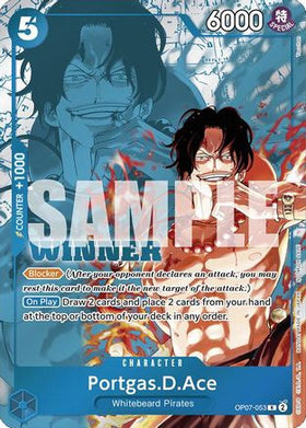 Portgas.D.Ace (Winner Pack 2024 Oct.-Dec.) (OP07-053) One Piece Promotion Cards Foil