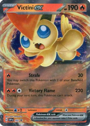 Victini ex - SVP142 SVP142 - SV Scarlet Violet Promo Cards Holofoil