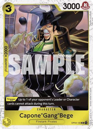 Capone"Gang"Bege (OP04-100) (Jolly Roger Foil) (OP04-100) Premium Booster -The Best- Foil