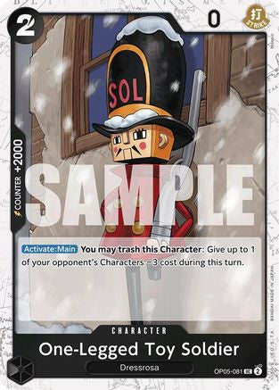 One-Legged Toy Soldier (Jolly Roger Foil) (OP05-081) Premium Booster -The Best- Foil