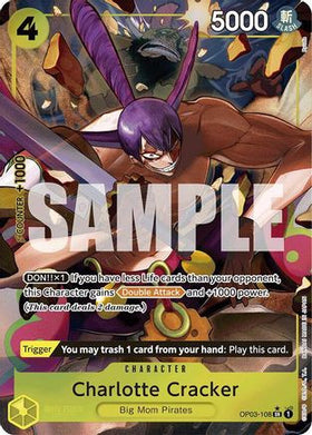 Charlotte Cracker (Alternate Art) (OP03-108) Premium Booster -The Best- Foil
