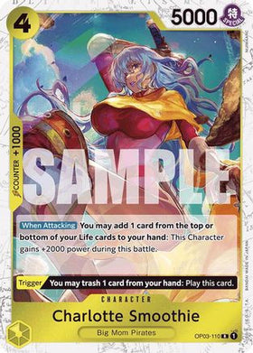 Charlotte Smoothie (Jolly Roger Foil) (OP03-110) Premium Booster -The Best- Foil