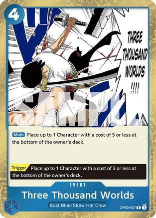 Three Thousand Worlds (Jolly Roger Foil) (OP03-057) Premium Booster -The Best- Foil