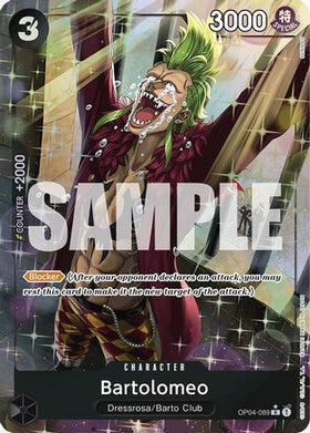 Bartolomeo (OP04-089) (Alternate Art) (OP04-089) Premium Booster -The Best- Foil
