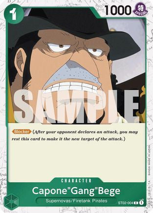 Capone"Gang"Bege (ST02-004) (Jolly Roger Foil) (ST02-004) Premium Booster -The Best- Foil