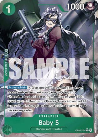 Baby 5 (OP05-034) (Full Art) (OP05-034) Premium Booster -The Best- Foil