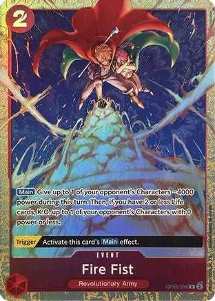 Fire Fist (Premium Card Collection -Best Selection Vol. 2-) (OP05-019) One Piece Promotion Cards Foil