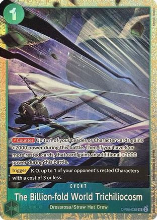 The Billion-fold World Trichiliocosm (Premium Card Collection -Best Selection Vol. 2-) (OP06-038) One Piece Promotion Cards Foil