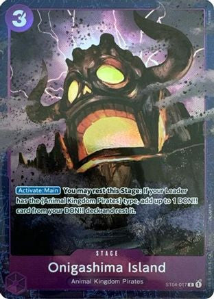 Onigashima Island (Premium Card Collection -Best Selection Vol. 2-) (ST04-017) One Piece Promotion Cards Foil
