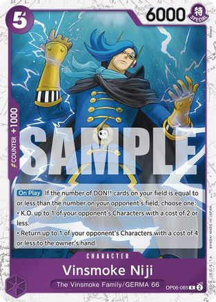 Vinsmoke Niji (OP06-065) (Jolly Roger Foil) (OP06-065) Premium Booster -The Best- Foil