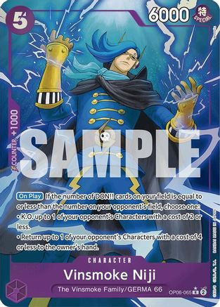 Vinsmoke Niji (OP06-065) (Full Art) (OP06-065) Premium Booster -The Best- Foil