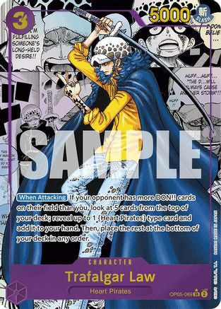 Trafalgar Law (OP05-069) (Manga) (OP05-069) Premium Booster -The Best- Foil