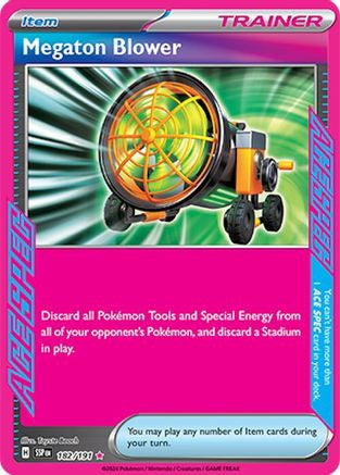 Megaton Blower 182 - SV08 Surging Sparks Holofoil (HP)