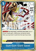 Gum-Gum Giant Gavel (Jolly Roger Foil) (OP03-055) Premium Booster -The Best- Foil